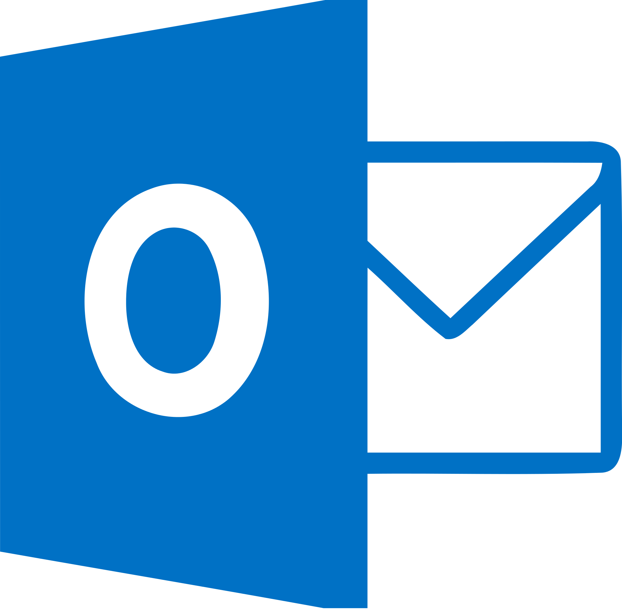 the logo of outlook email service