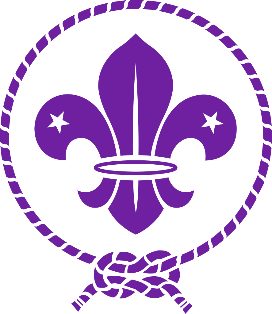 The knot and fleur de lis, symbols representatives of scouting